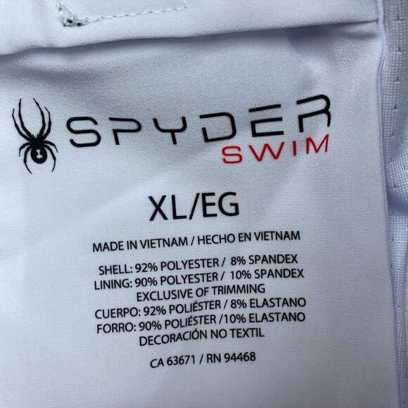 Spyder Swim Quick Dry Mens Blue Shorts XL With UV Protection a1440 - Picture 3 of 5